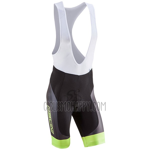 Nalini Roma Cycling Jersey Bib Short 2017 Men Short Sleeve Black and Green