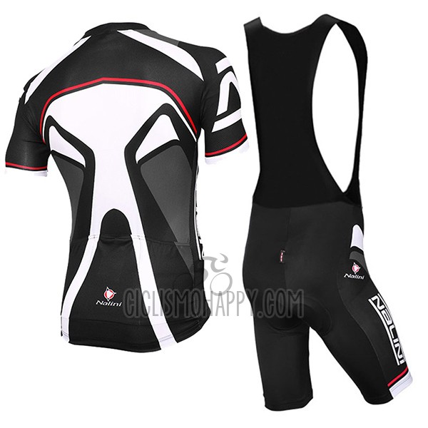 Nalini Salorno Cycling Jersey Bib Short 2017 Men Short Sleeve Black