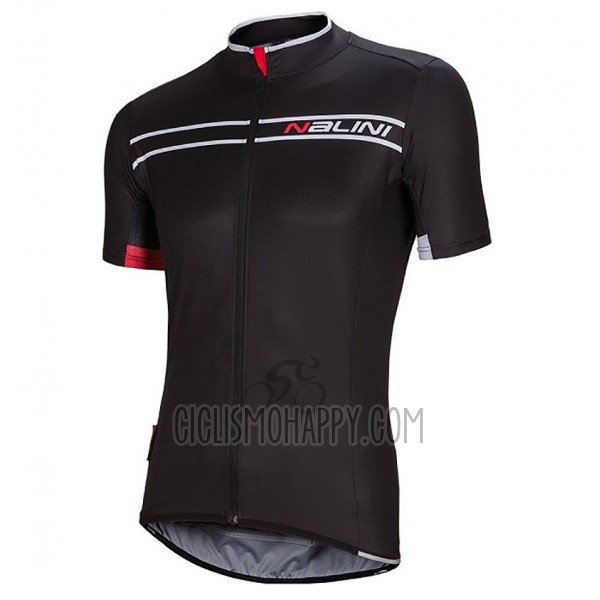 Nalini Sinello Ti Cycling Jersey Bib Short 2017 Men Short Sleeve Black