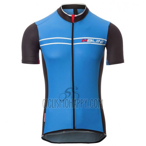 Nalini Sinello Ti Cycling Jersey Bib Short 2017 Men Short Sleeve Blue