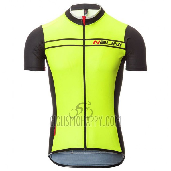 Nalini Sinello Ti Cycling Jersey Bib Short 2017 Men Short Sleeve Green