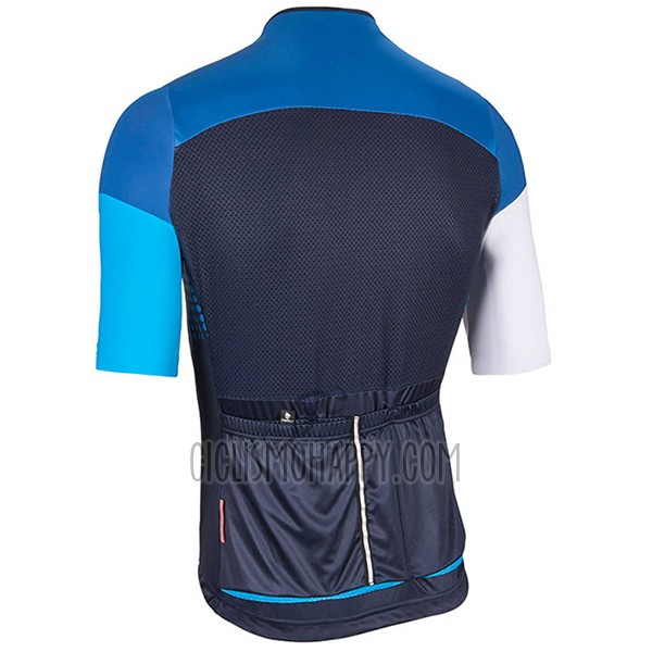 Nalini Velodromo Cycling Jersey Bib Short 2017 Men Short Sleeve Blue
