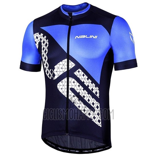 Nalini Volata 2.0 Cycling Jersey Bib Short 2019 Men Short Sleeve Black Blue