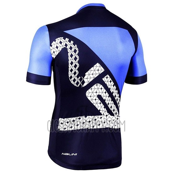 Nalini Volata 2.0 Cycling Jersey Bib Short 2019 Men Short Sleeve Black Blue