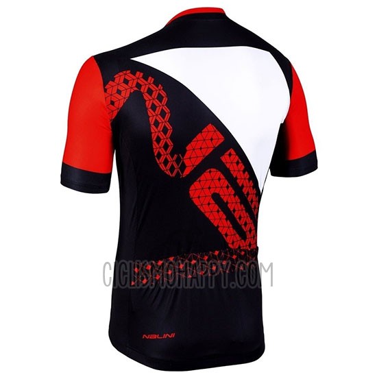 Nalini Volata 2.0 Cycling Jersey Bib Short 2019 Men Short Sleeve Black Red