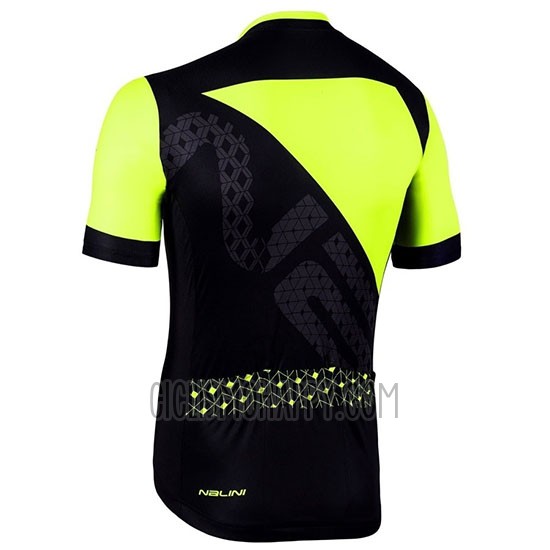 Nalini Volata 2.0 Cycling Jersey Bib Short 2019 Men Short Sleeve Black Yellow