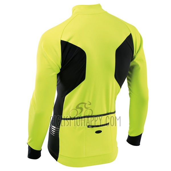 Nalini Northwave Cycling Jersey Bib Tight 2017 Men Long Sleeve Yellow and Black