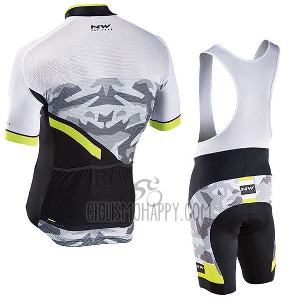 Northwave Blade Air Cycling Jersey Bib Short 2017 Men Short Sleeve Black and White