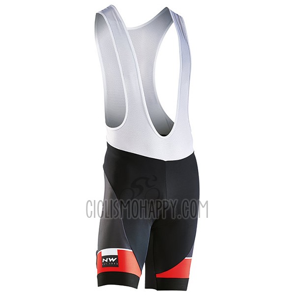 Northwave Blade Cycling Jersey Bib Short 2017 Men Short Sleeve Black and Red