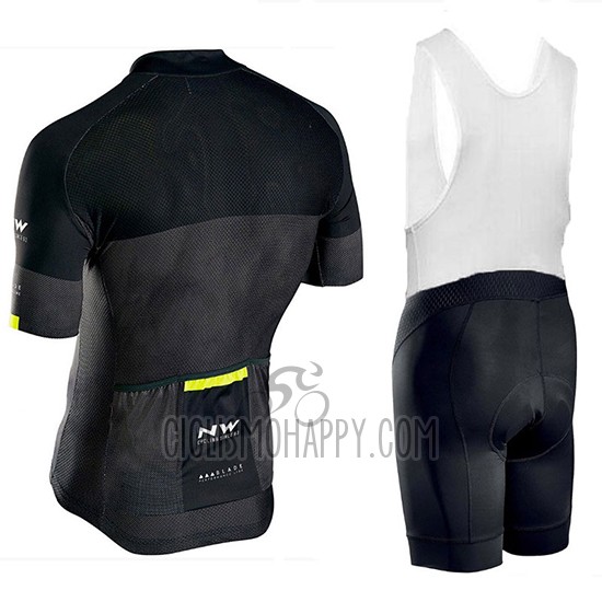 Northwave Cycling Jersey Bib Short 2018 Men Short Sleeve Blade Black