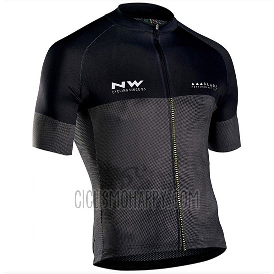 Northwave Cycling Jersey Bib Short 2018 Men Short Sleeve Blade Black
