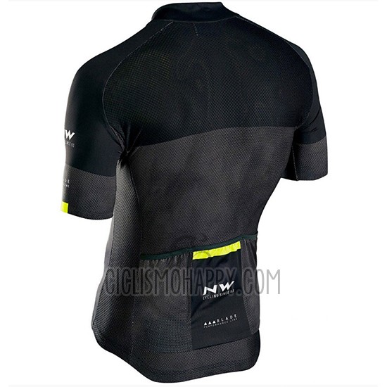 Northwave Cycling Jersey Bib Short 2018 Men Short Sleeve Blade Black