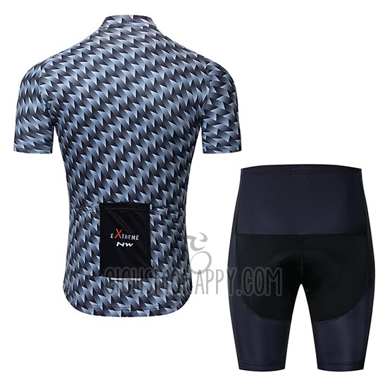 Northwave Cycling Jersey Bib Short 2019 Men Short Sleeve Gray Orange