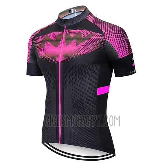 Northwave Cycling Jersey Bib Short 2020 Men Short Sleeve Fuchsia Black