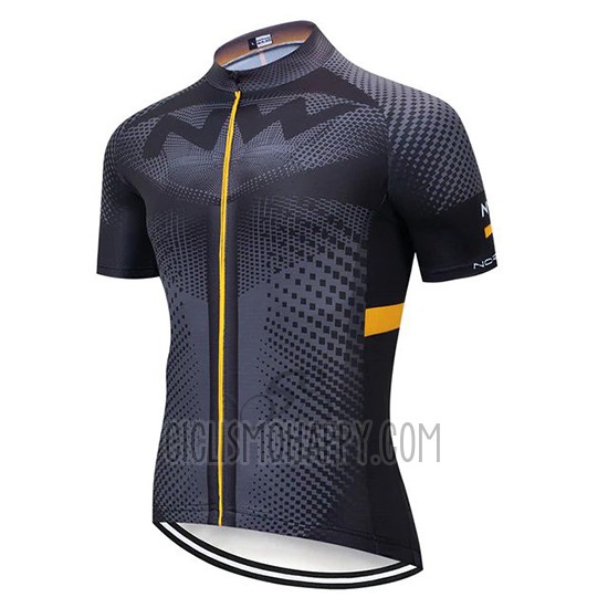 Northwave Cycling Jersey Bib Short 2020 Men Short Sleeve Gray Black Yellow