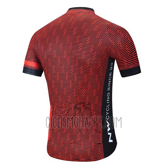 Northwave Cycling Jersey Bib Short 2020 Men Short Sleeve Red Black White