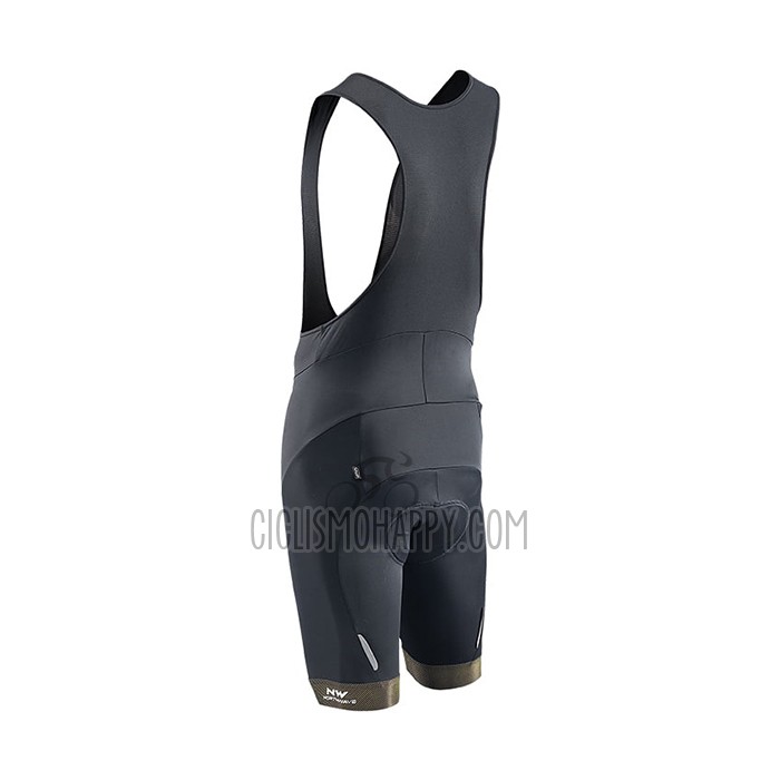 Northwave Cycling Jersey Bib Short 2021 Men Short Sleeve Yellow