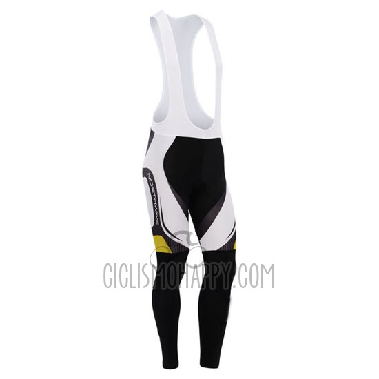 Northwave Cycling Jersey Bib Tight 2015 Men Long Sleeve Black and Yellow