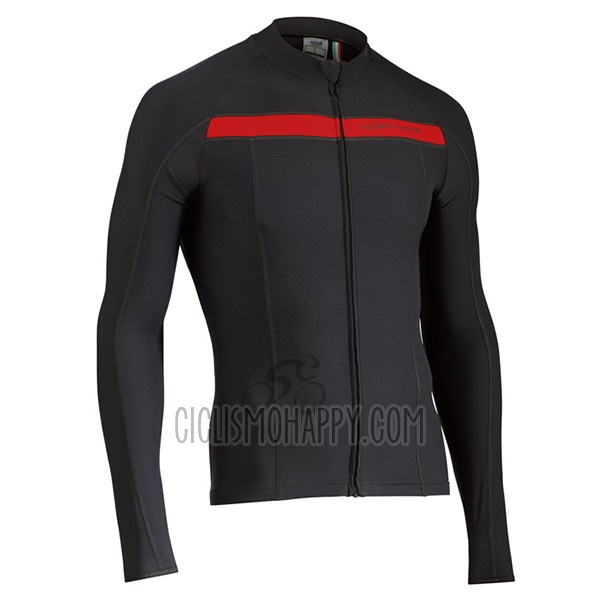 Northwave Cycling Jersey Bib Tight 2017 Men Long Sleeve Black