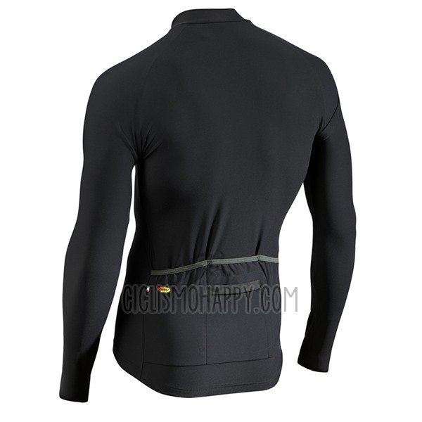 Northwave Cycling Jersey Bib Tight 2017 Men Long Sleeve Black
