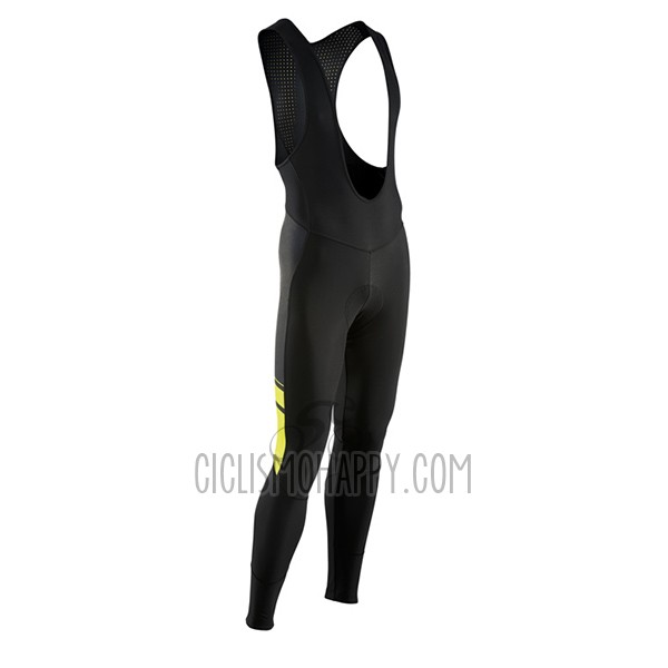 Northwave Cycling Jersey Bib Tight 2017 Men Long Sleeve Black and Orange