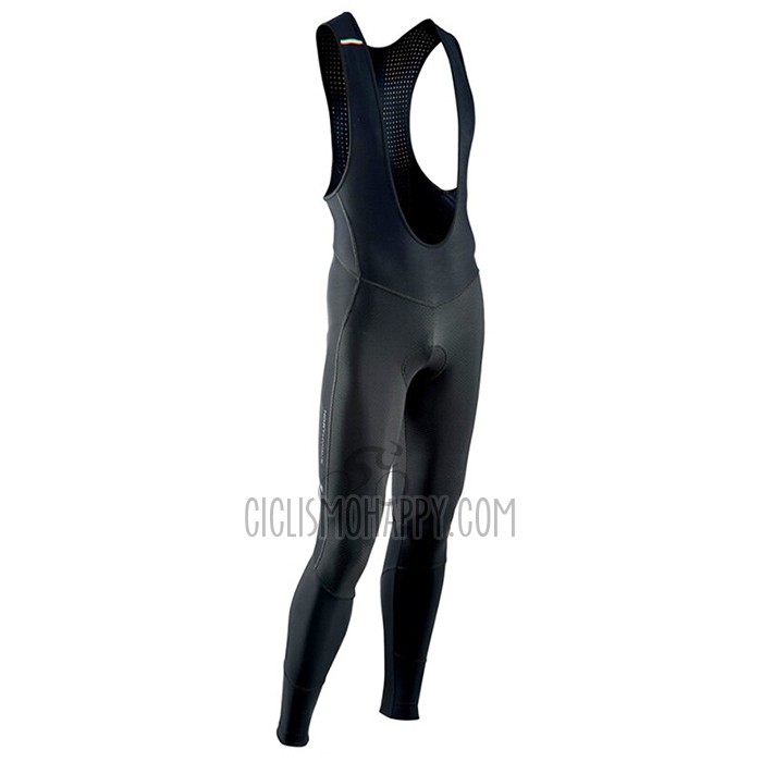Northwave Cycling Jersey Bib Tight 2021 Men Long Sleeve Black Red