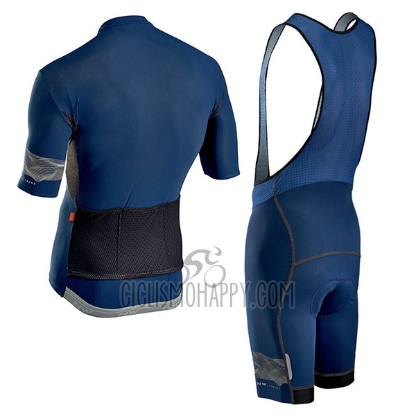 Northwave Extreme 3 Cycling Jersey Bib Short 2019 Men Short Sleeve Dark Blue