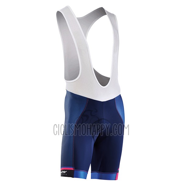 Northwave Extreme Cycling Jersey Bib Short 2017 Men Short Sleeve Red and Blue