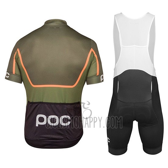 POC Essential Road Block Cycling Jersey Bib Short 2018 Men Short Sleeve Camouflage