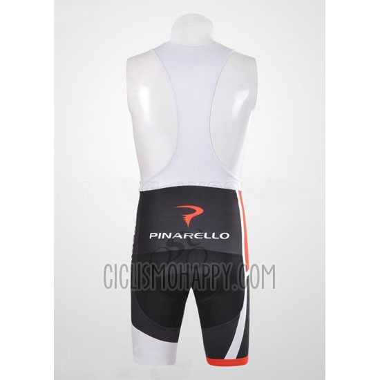Pinarello Cycling Jersey Bib Short 2012 Men Short Sleeve Red and White