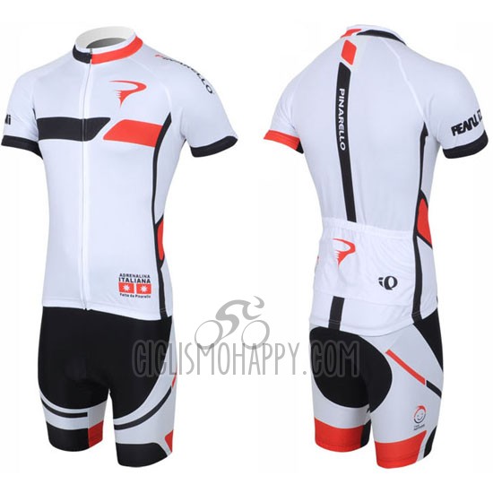 Pinarello Cycling Jersey Bib Short 2013 Men Short Sleeve Black and White