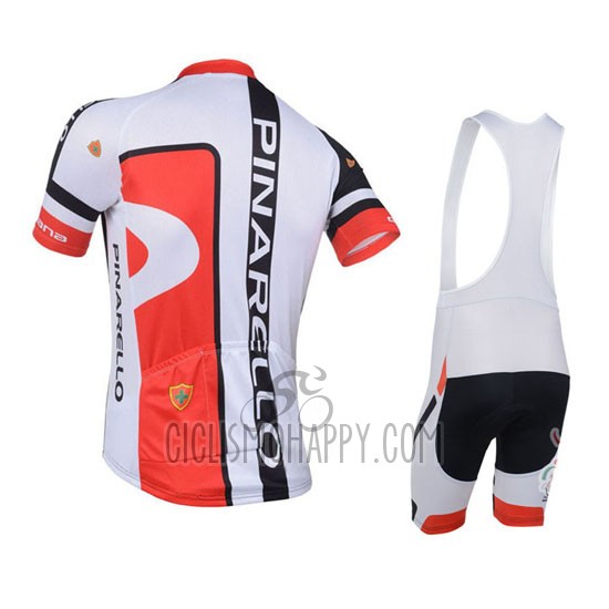 Pinarello Cycling Jersey Bib Short 2013 Men Short Sleeve Red and Black