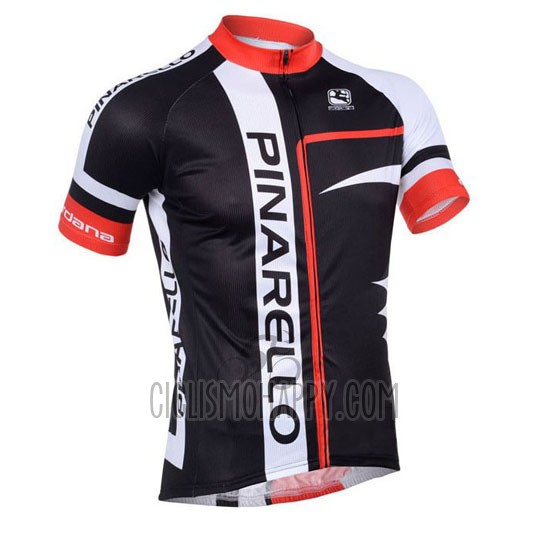 Pinarello Cycling Jersey Bib Short 2013 Men Short Sleeve Red and Black