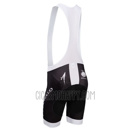 Pinarello Cycling Jersey Bib Short 2014 Men Short Sleeve Black and White