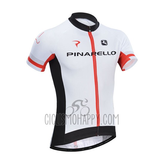 Pinarello Cycling Jersey Bib Short 2014 Men Short Sleeve Black and White