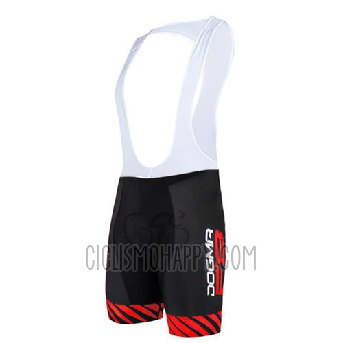 Pinarello Cycling Jersey Bib Short 2015 Men Short Sleeve Black and Red