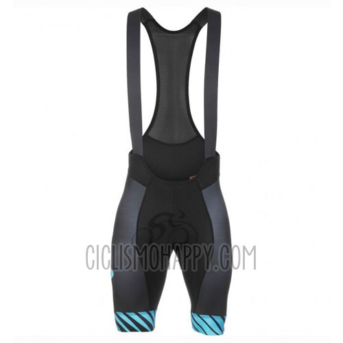 Pinarello Cycling Jersey Bib Short 2016 Men Short Sleeve Black and Blue