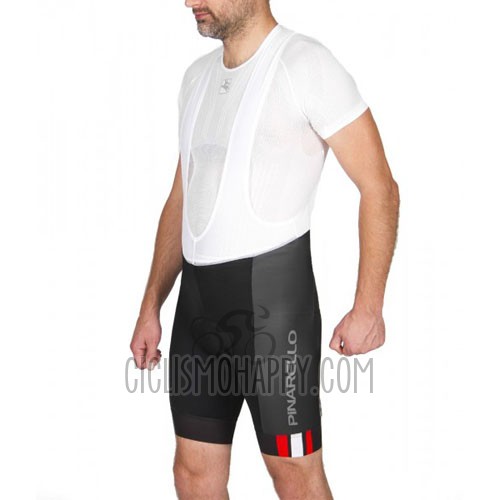 Pinarello Cycling Jersey Bib Short 2016 Men Short Sleeve Red and Black
