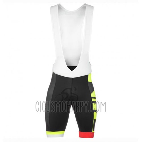 Pinarello Cycling Jersey Bib Short 2016 Men Short Sleeve Red and Yellow