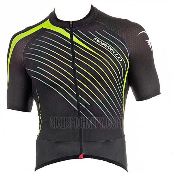 Pinarello Cycling Jersey Bib Short 2017 Men Short Sleeve Black
