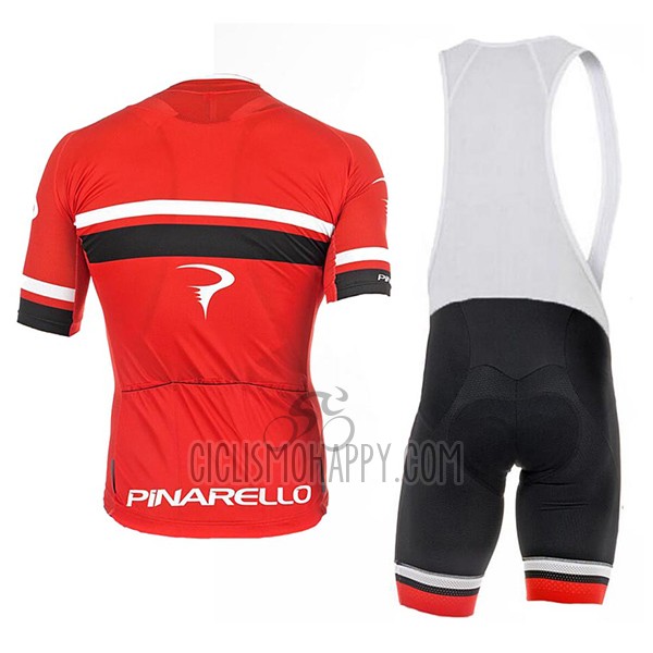 Pinarello Cycling Jersey Bib Short 2017 Men Short Sleeve Red