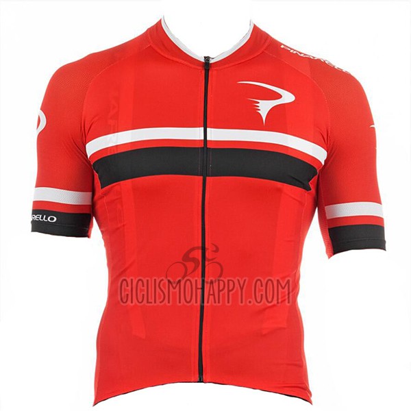 Pinarello Cycling Jersey Bib Short 2017 Men Short Sleeve Red