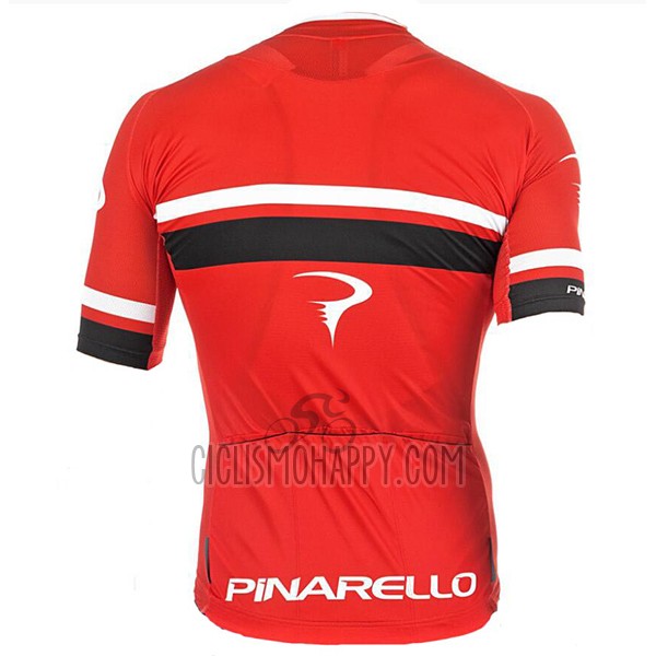 Pinarello Cycling Jersey Bib Short 2017 Men Short Sleeve Red
