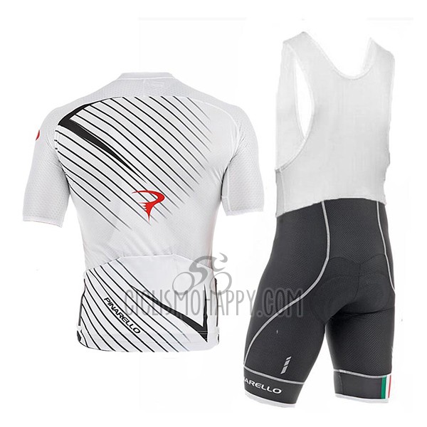 Pinarello Cycling Jersey Bib Short 2017 Men Short Sleeve White