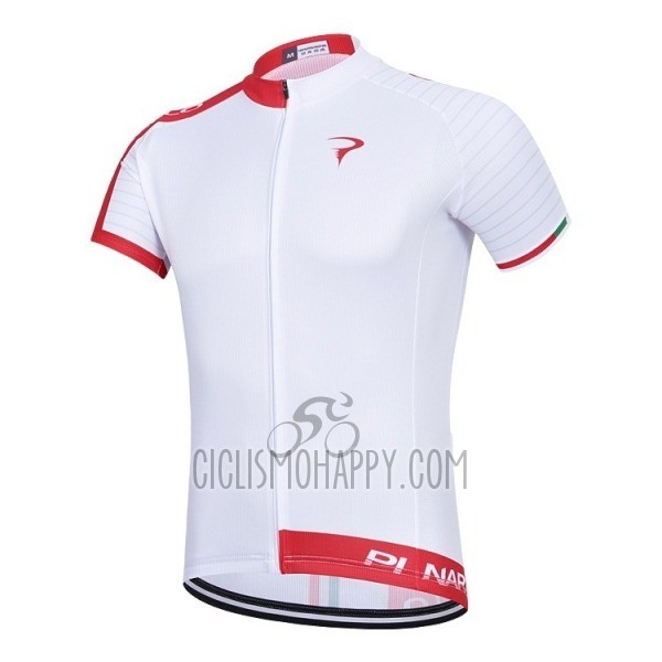 Pinarello Cycling Jersey Bib Short 2018 Men Short Sleeve White Red