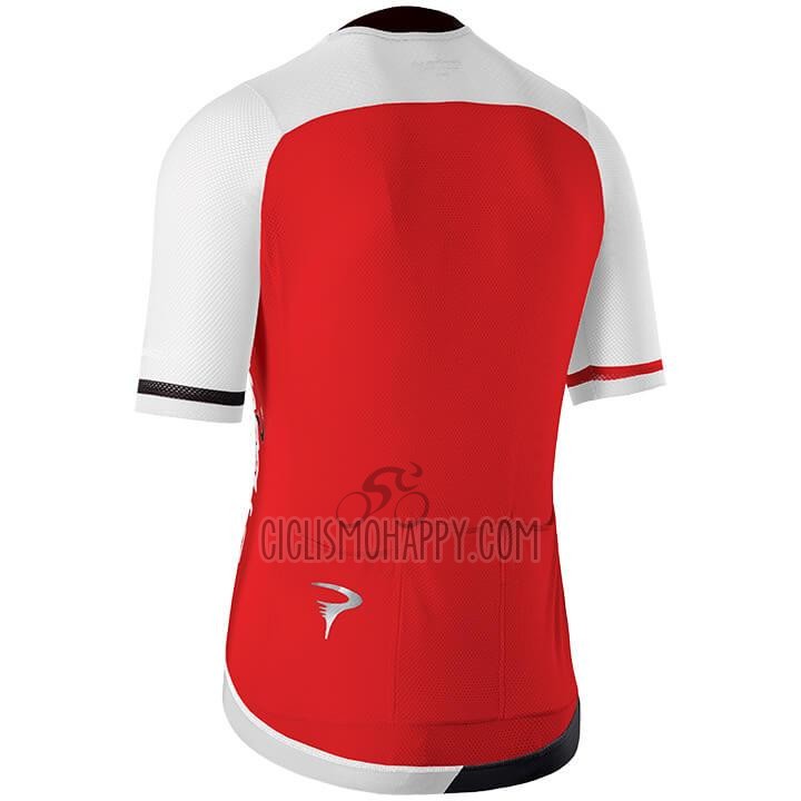 Pinarello Cycling Jersey Bib Short 2020 Men Short Sleeve Red White