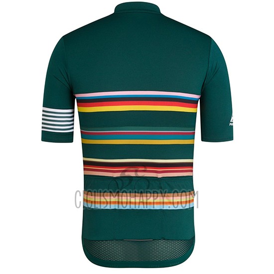 Paul Smith Rapha Cycling Jersey Bib Short 2019 Men Short Sleeve Green