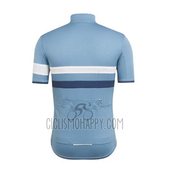Rapha Cycling Jersey Bib Short 2018 Men Short Sleeve Ralph Blue and Blue Deep