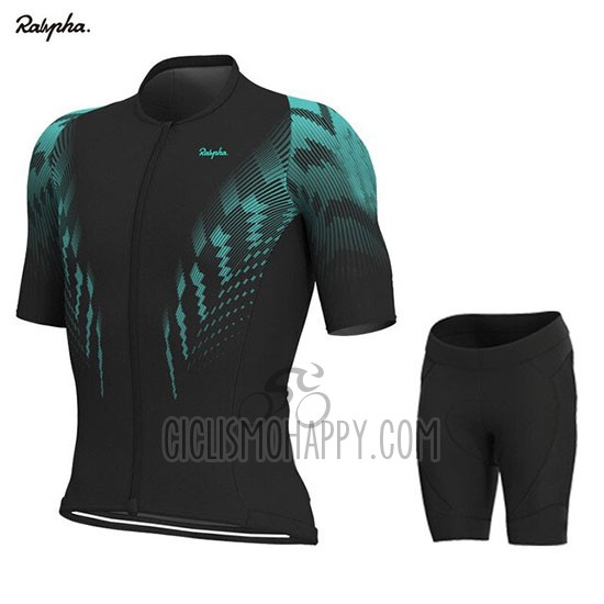 Rapha Cycling Jersey Bib Short 2019 Men Short Sleeve Black Green