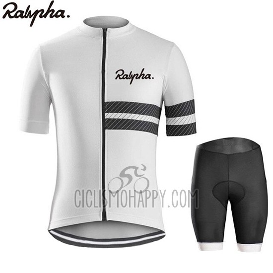 Rapha Cycling Jersey Bib Short 2019 Men Short Sleeve White Black